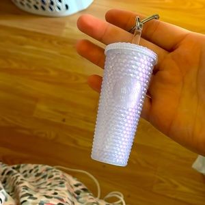 Mini Starbucks studded cup keychain!